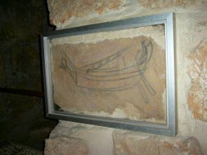 聖墳墓教会で発見された巡礼者による落書